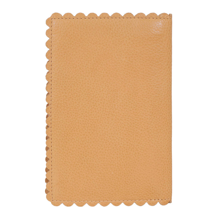 Lyla Handcrafted Leather Passport Case: Mint