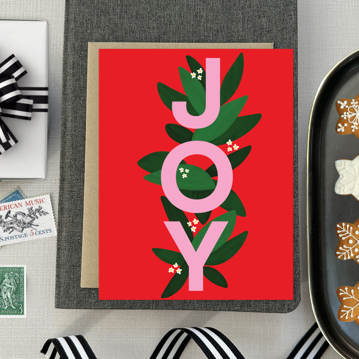 Joy Peace Holiday Card
