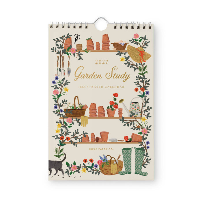 2027 Garden Study Kitchen Calendar