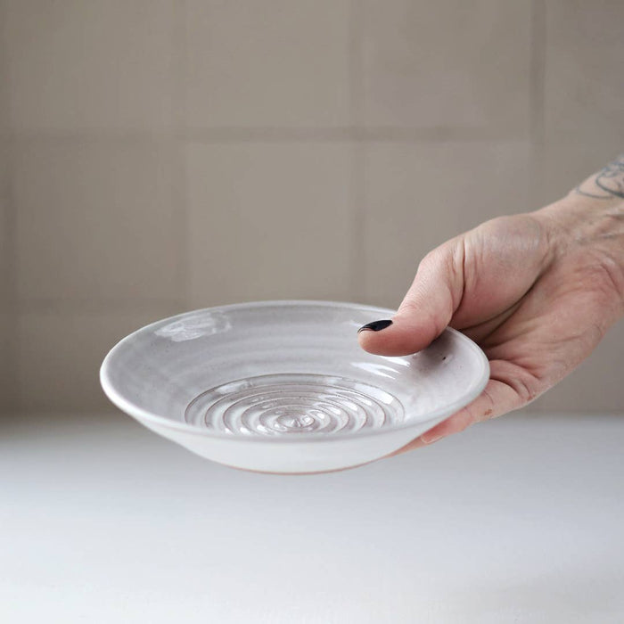 Garlic Grater Plate in 3 Color Options: White