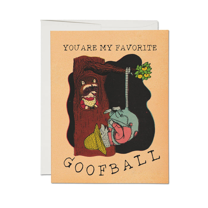 Richard Scarry Goofball greeting card: Single