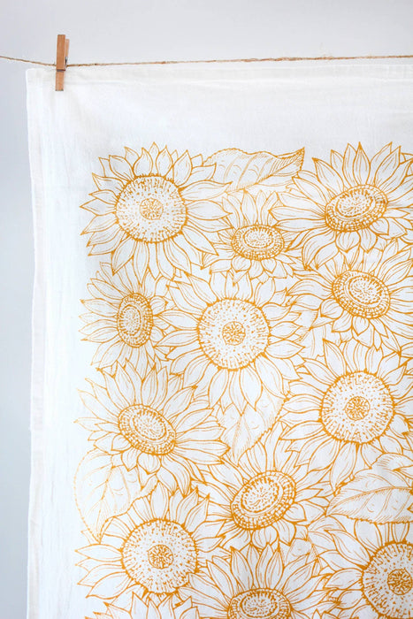 Sunflower Tea Towel
