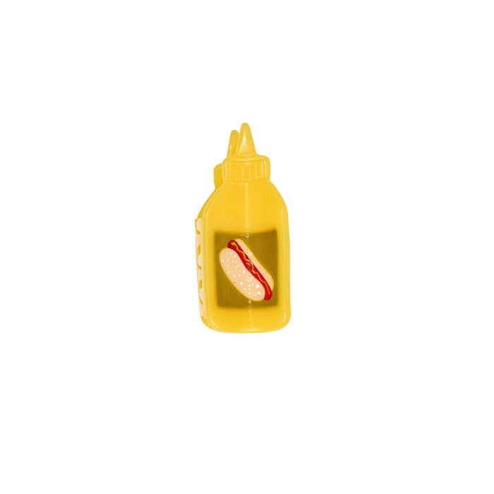 Mini Mustard Hair Claw Clip