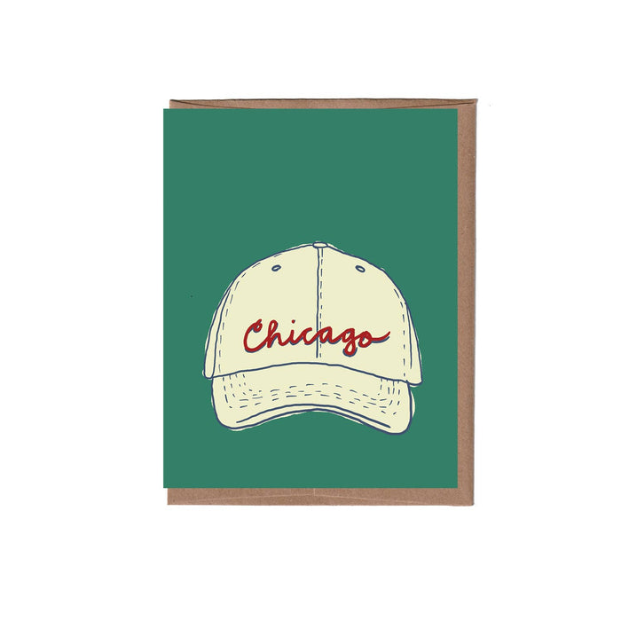 City/State Dad Hat Greeting Card: Chicago