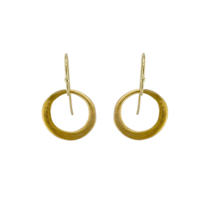 Small circles earrings: Vermeil