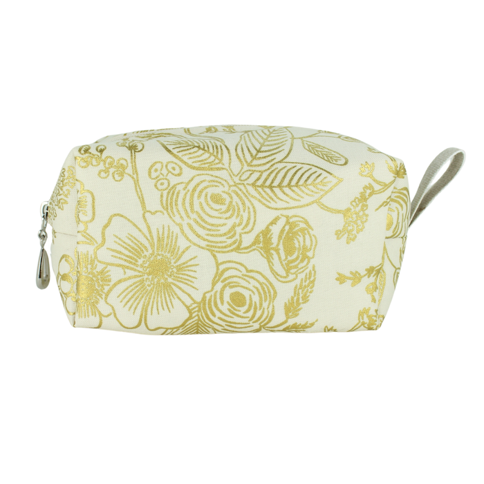 Metallic Dopp Kit Small: 605 | Vintage Blossom Cream / Small