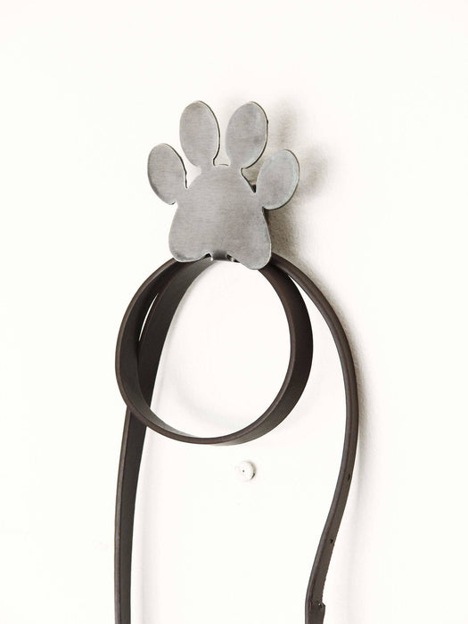 Paw Print Hook Dog Leash Holder