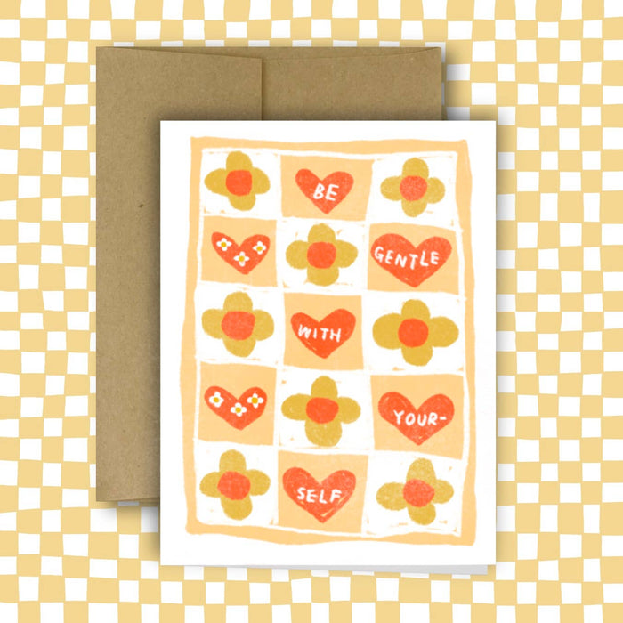 BE GENTLE Greeting Card