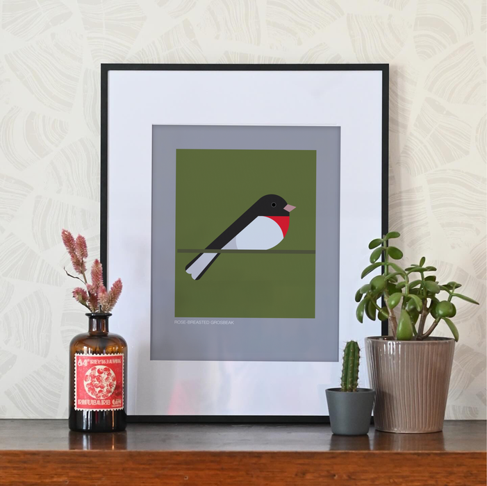 Rose-Breasted Grosbeak | 8x10 Art Print