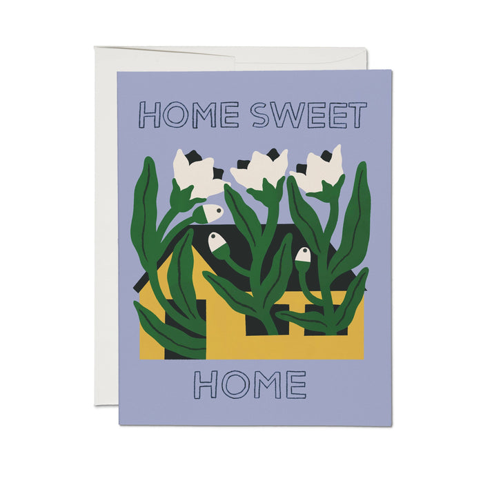 Sweet Home greeting card: Single