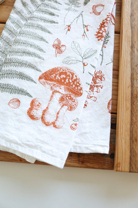 Forest Floor Tea Towel