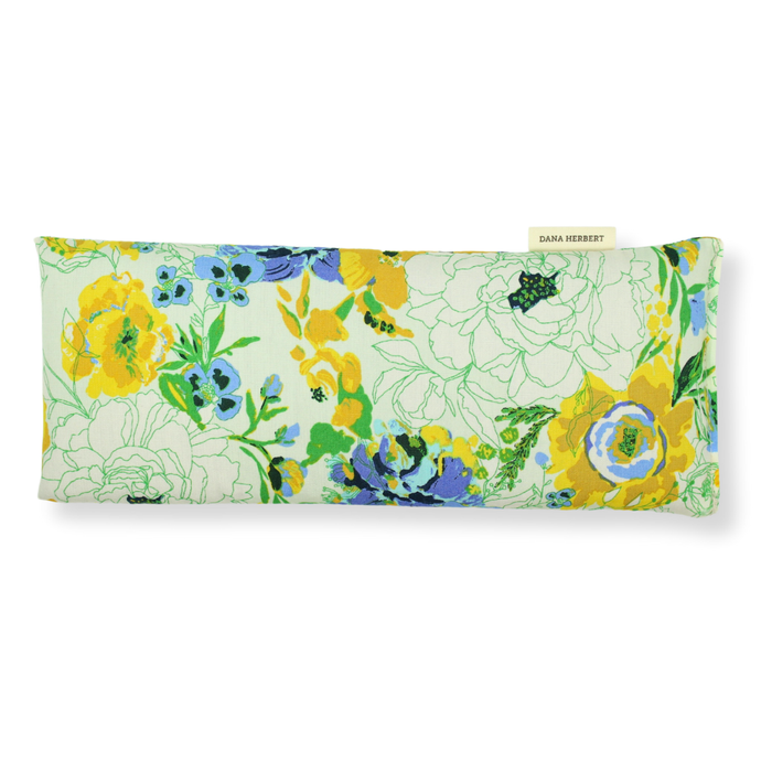 Eye Pillow: Navy Floral / Lavender