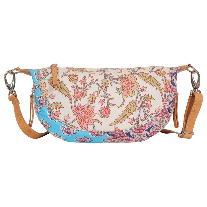 Crosby Handcrafted Leather Sling/Crossbody Bags: Red