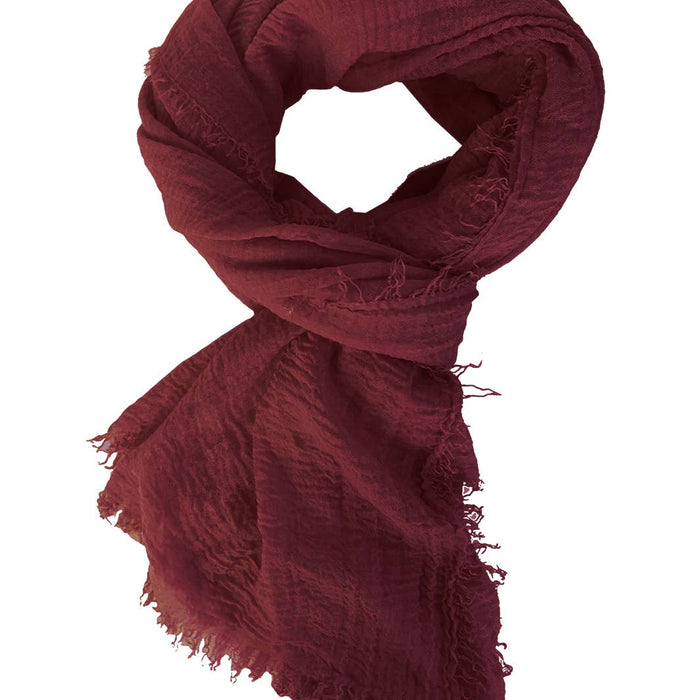 Boho Scarf, Oxblood