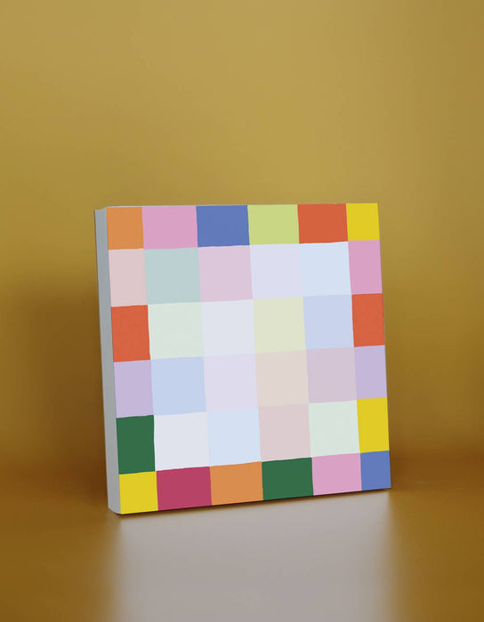 200-Sheet Jumbo Desk Pad | Rainbow Checks