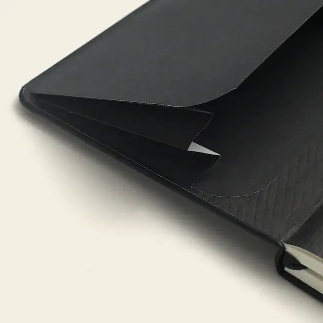 Lined Notebook, PU Leather, Hardcover - Everyday : Green