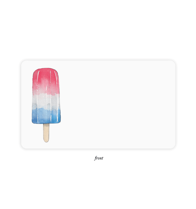Patriotic Popsicle Little Notes® – Boxed Set of 85 Mini Note