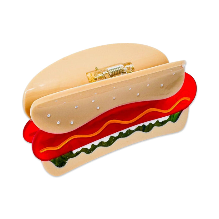 Chicago Hot Dog Hair Claw