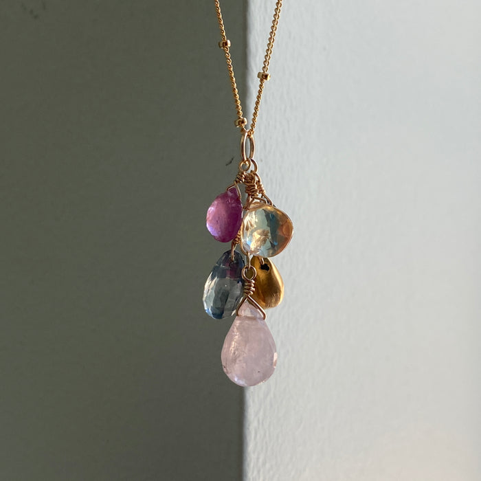 Summer Cluster Necklace
