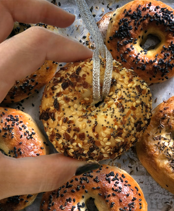 Real Bagel Ornaments: Everything