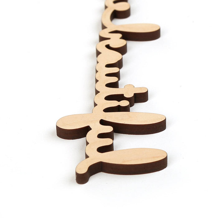 Maple Cursive Piece - Small
