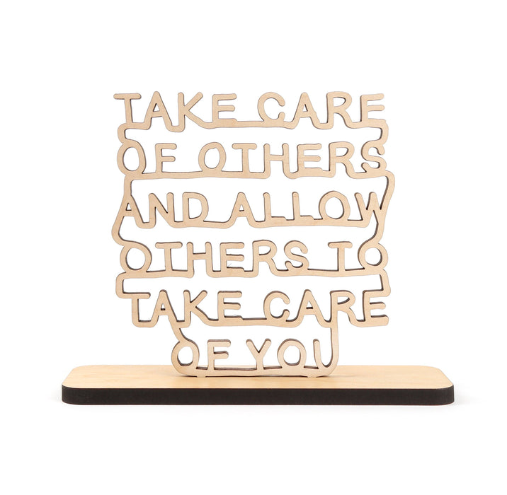 Take care of others and allow others to take care of you: Birch
