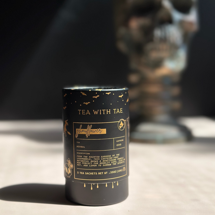 Ghoulflower Halloween Mini Tea Tube Gift (5 Tea Bags)