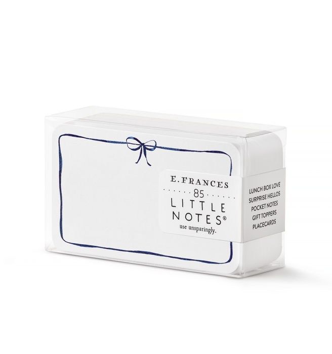Navy Bow Little Notes