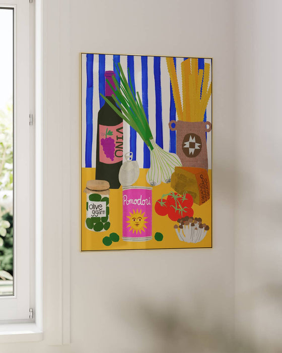Art Print - Italian Foods : 11X14"