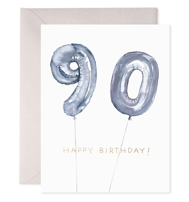 90th Birthday Card