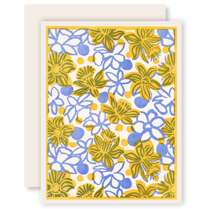 Daffodils (Yellow) Everyday Letterpress Boxed Set of Six