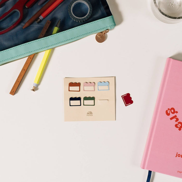 Metal Index Tabs, Multicolor - Cloud
