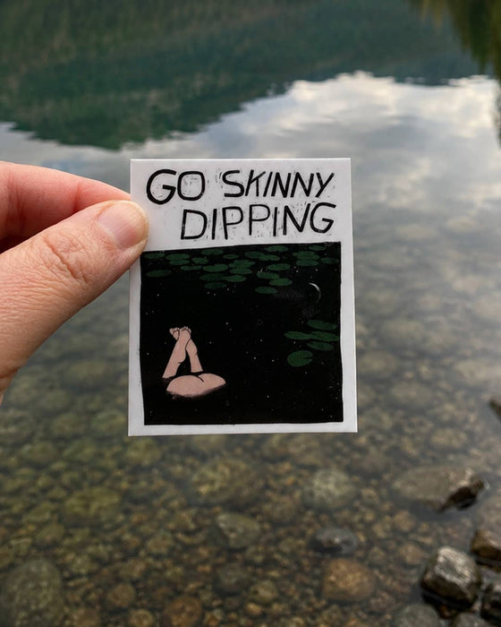 Sticker- Go Skinny Dipping