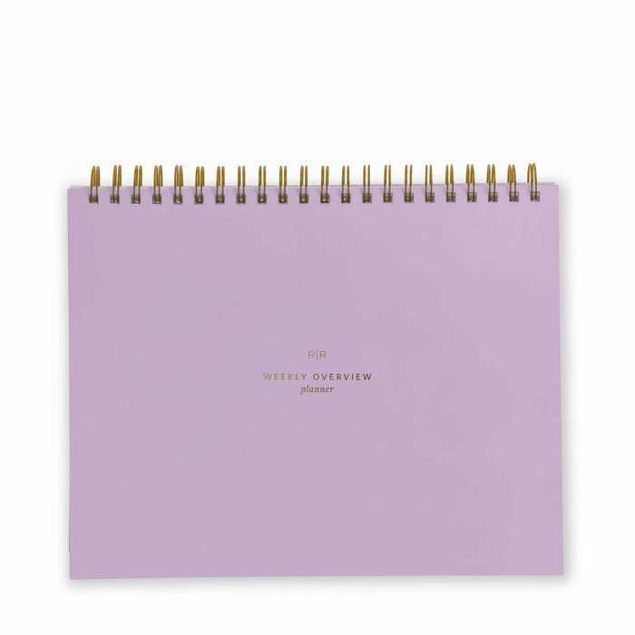 Weekly Overview Planner | 7 Colors: Lavender