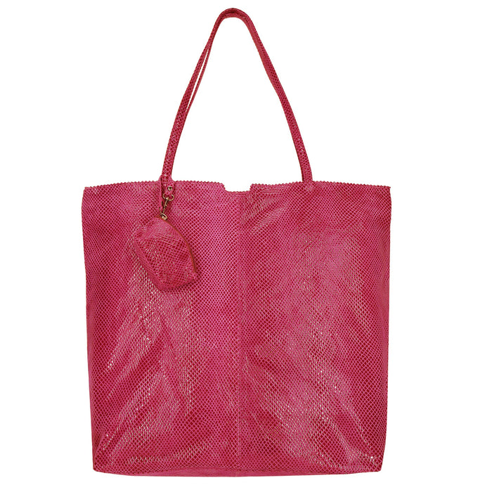 Gemma Handcrafted Leather Tote Bags: Turquoise