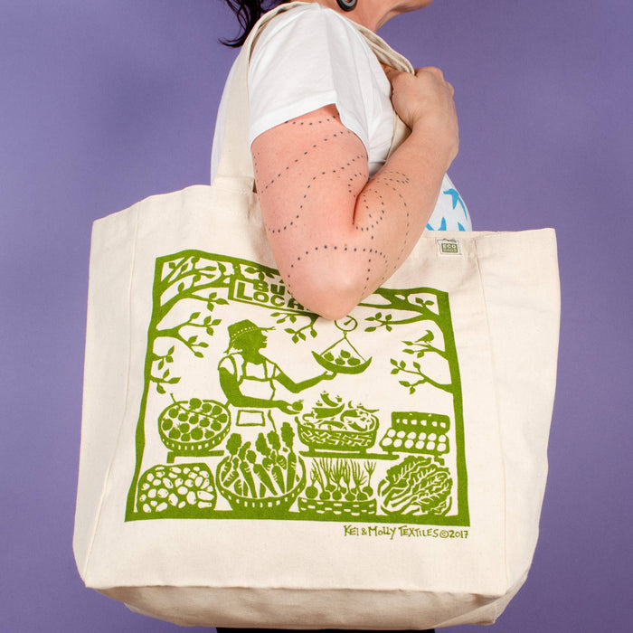 Tote Bag - Buy Local: Green