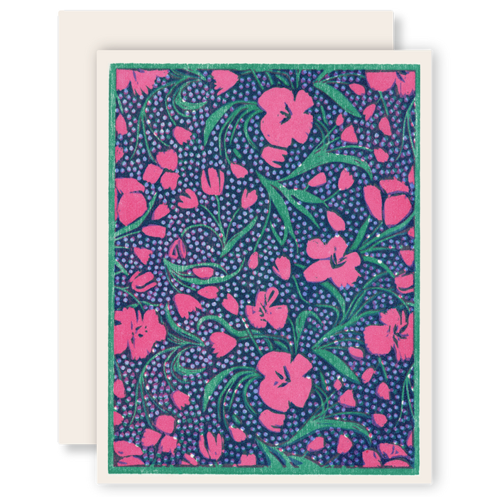 Tulips (Pink) Everyday Letterpress Boxed Set of Six