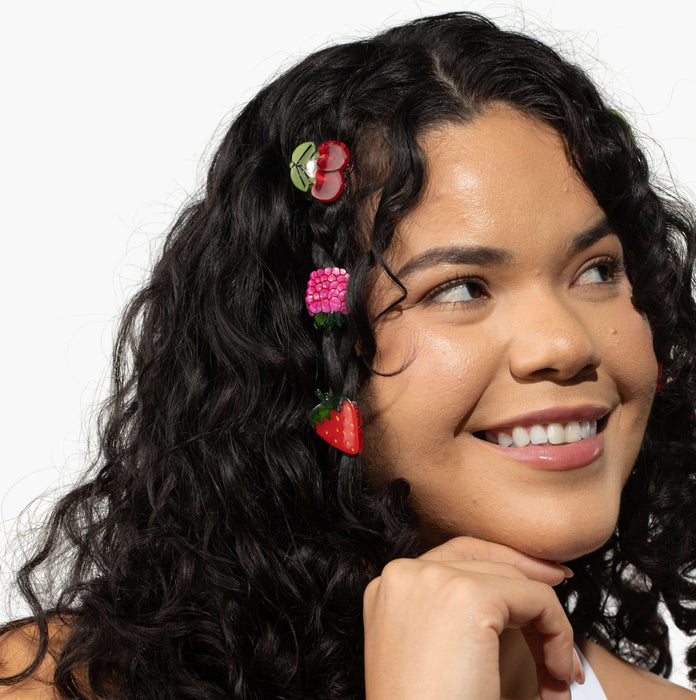 PREORDER: Micro Berry Basket Hair Claw Clip Set