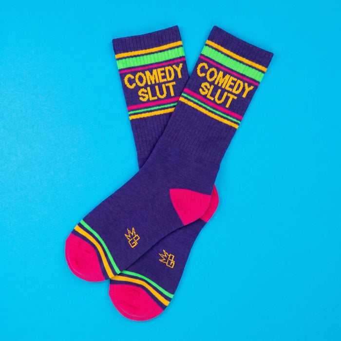 Comedy Slut Gym Crew Socks