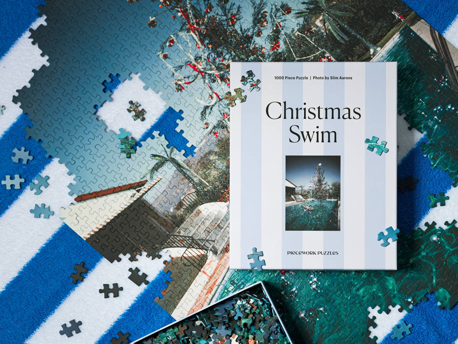 Christmas Swim 1000 Piece Puzzle