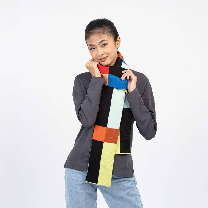 Chroma Skinny Scarf: Black