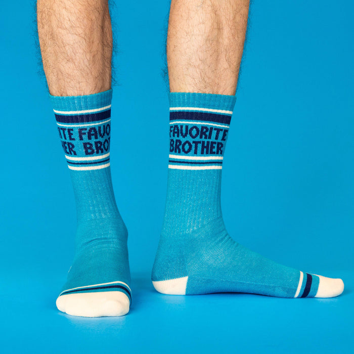 Favorite Brother Gym Crew Socks