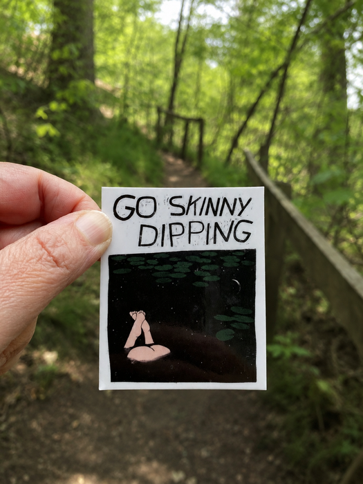 Sticker- Go Skinny Dipping
