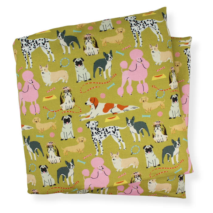 Aromatherapy Large Heat & Cold Wrap: Cream + Pink Floral / Lavender