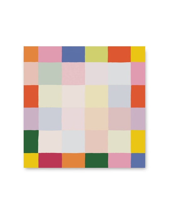 200-Sheet Jumbo Desk Pad | Rainbow Checks