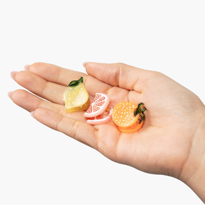 PREORDER: Micro Sunshine Citrus Hair Claw Clip Set