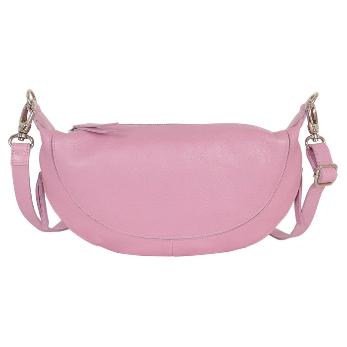 Crosby Handcrafted Leather Sling/Crossbody Bags: Mint