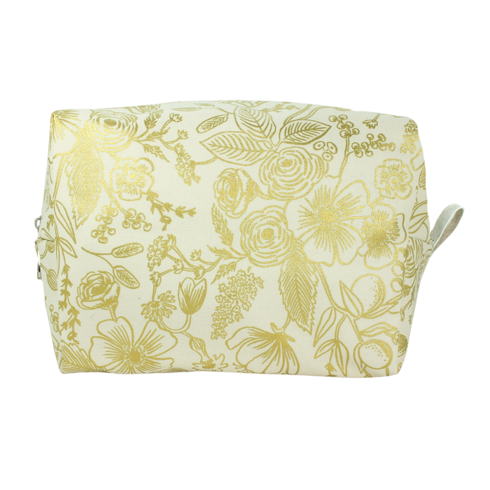 Metallic Dopp Kit Large: 604 | Vintage Blossom Blue / Large