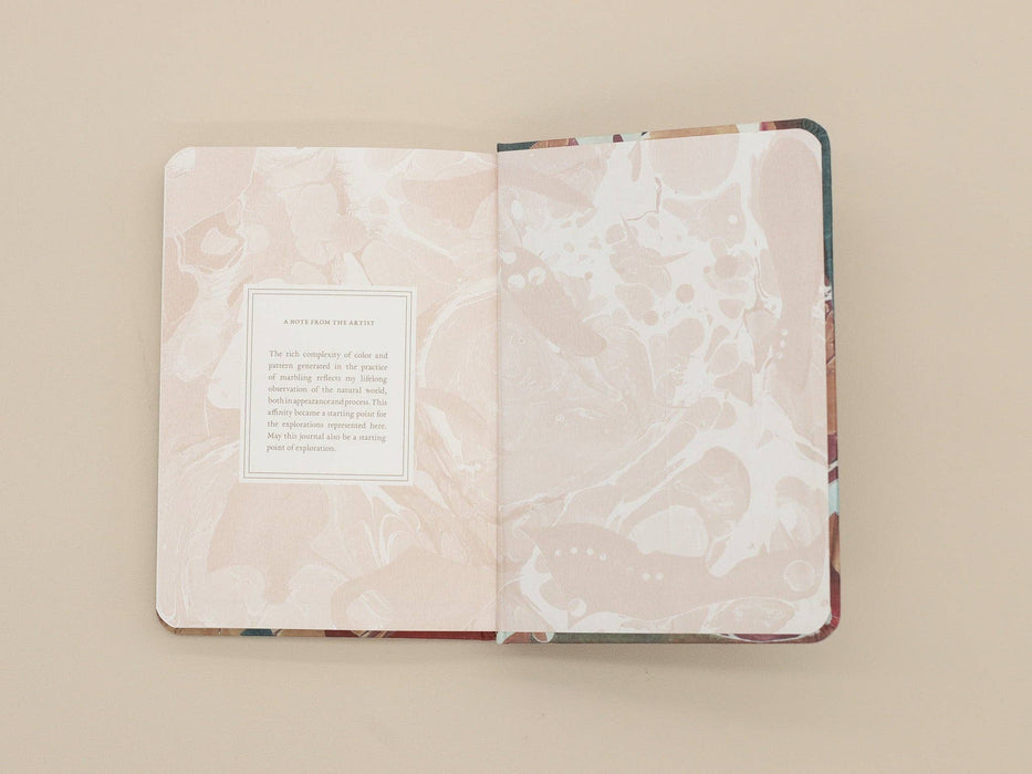 Goods for the Study Carnelian Marble B6 Hardcover Journal