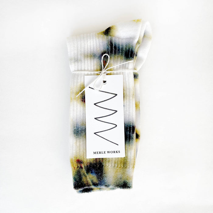 Harvest Tie-dyed Dressy Socks: Medium (W 6-10 / M 6-8)